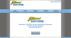 Desktop Screenshot of blizzardmotors.com